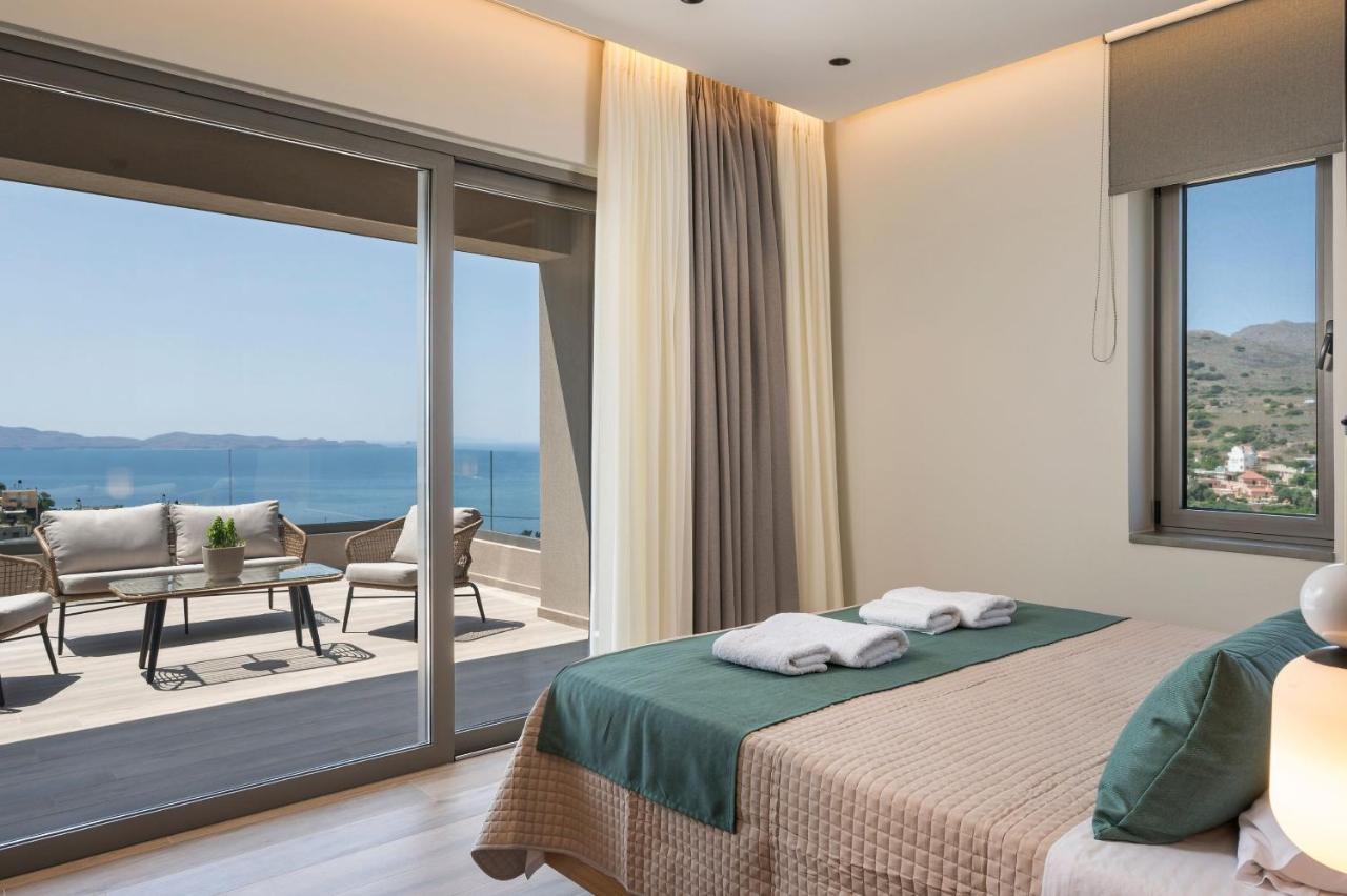 Villa Ekphrasis With Sea View And Jacuzzi Ravdhoúkha 外观 照片